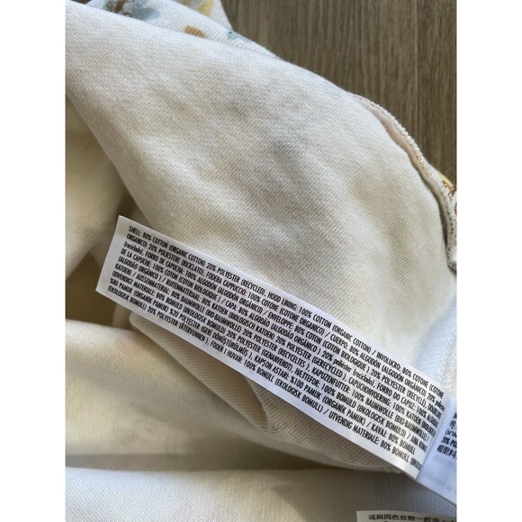 NWT Disney Parks MINNIE MOUSE Beach Theme Palm Tree Cropped Hoodie Women‘s XL - Picture 6 of 8